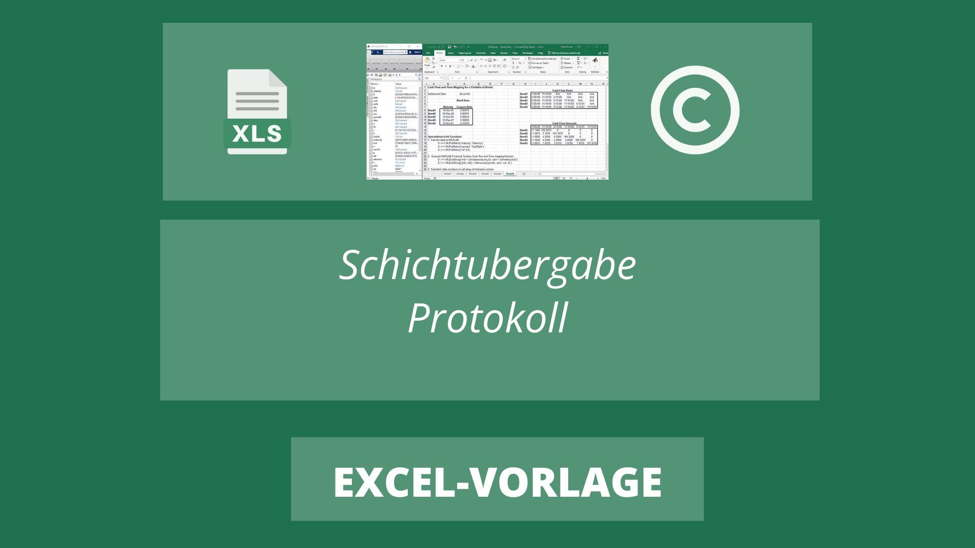 Schichtübergabe Protokoll Excel